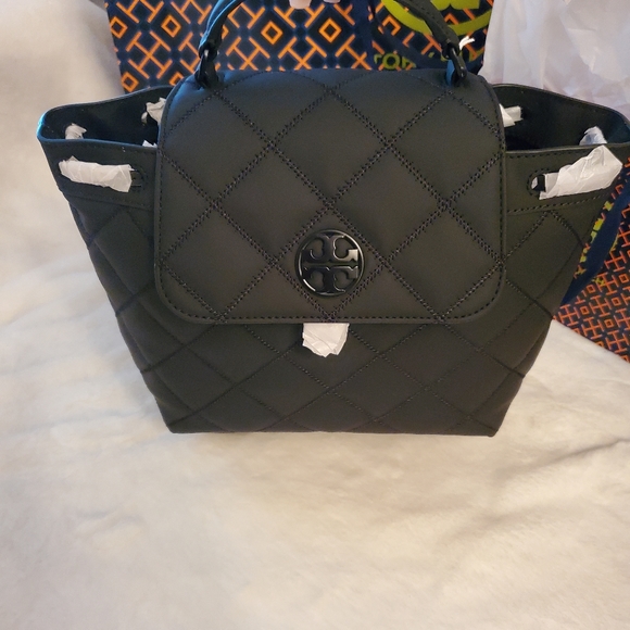 BRAND NEW WITH TAG! TORY BURCH WILLA MATTE BACKPACK - Picture 11 of 14